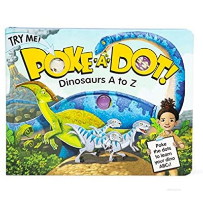 Melissa & Doug Children's Book - Poke-A-Dot: Dinosaurs A to Z (Board Book with Buttons to Pop)