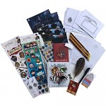 Melodie Ultimate Writing Bundle - Harry Potter Gift Set of Diary Postcards Stationary Feather Pen (Ultimate Bundle)