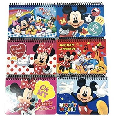 Party Favors Disney Mickey Mouse and Minnie Autograph Note pads Book- 2 pcs