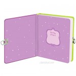 Peaceable Kingdom Fairies Shiny Foil Cover 6.25 Lock and Key Lined Page Diary for Kids