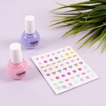 Three Cheers for Girls - BFF Party Set - Pastel Tie Dye - Sleepover Party Set and Nail Kit for Kids - Includes Nail Polish Set Nail Stickers Sleep Masks & Activity Book
