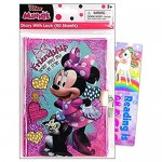 TriCoastal Minnie Mouse Journal Writing Notebook Diary Bundle Includes Separately Licensed GWW Bookmark