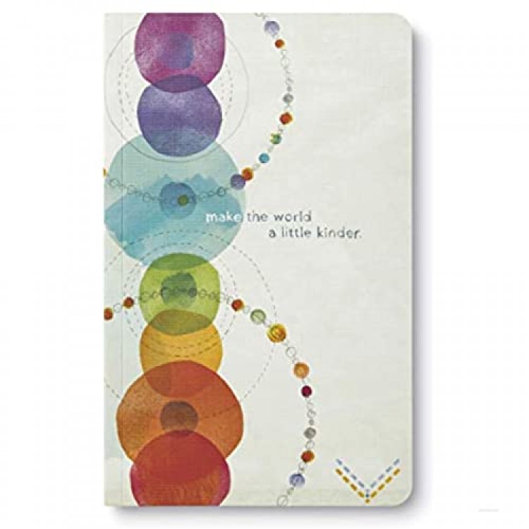 Write Now Journal by Compendium: Make the world a little kinder. — Softcover with periodic typeset quotations 128 lined pages