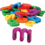 Constructive Playthings 40 pc. Set of 2 1/2 Giant Magnetic Lowercase Letters Including Extra Vowels and Selected Consonants for Ages 3 Years and Up