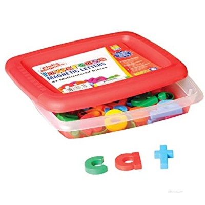 Educational Insights Multicolored Lowercase AlphaMagnets  Set of 42 Lowercase Letters: Perfect for Homeschool & Classroom  Ages 3+