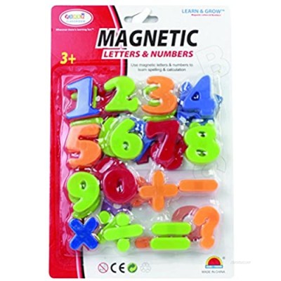First Classroom Magnetic Fancy Numbers & Symbols in a Small Blister Card  1.5"