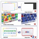 JoyNote Magnetic Letters Set 303 Pcs Alphabet Magnets Kit for Kids Refrigerator Letters with Double-Side Magnet Board and Storage Box Educational Toy Set for Kids Learning Spelling