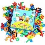 Kadron Magnetic Letters ABC Magnets Education Alphabet Letters and Numbers Fridge Magnets Kids Gifts-104pcs