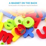 Magnetic Letters HCFGS 80PCS Alphabet Magnets Educational Magnetic Letters and Numbers for Toddlers ABC Magnets Fridge Magnetic Toys