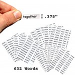 Sight Word Magnets - 632 Magnets Including All 220 Dolch Sight Words Many Dolch Nouns Lots of Fry 500 - Make Sentences and Improve Reading with Huge Selection of Magnetic Words