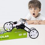 Aimoly STEM Educational Solar Robot - Green Energy DIY Science Solar Power Kits (Climb car)