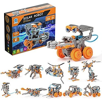 CIRO Science Kit 11-in-1  Solar Robot for Kids  Boys Toys for Age 8+  STEM Educational Robot  288 Pieces