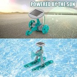 CIRO STEM Solar Robot Toys 6-in-1 Educational Science Experiment Kit for Kids Age 8-12 DIY Building Set for Boys Girls