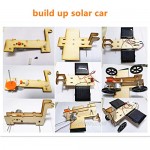 DIY Science Kits for Kids - 3 STEM Educational Building Projects Craft Kit - Solar Circuits Car and Fairy Nightlight Lantern and Machine Caterpillar