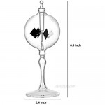 DORAMI Medium Crystal Solar Power Radiometer Crookes Spinning Vanes Glass Windmill Gift Home Desk Decoration M