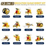 GALOPAR STEM Toy 12-in-1 Solar Robot Toys Education Science Robotics Kits for Kids Ages 8+ DIY Learning Science Building Toys which Trains Skills of Science Technology Robotics for Girl and Boys