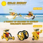 GALOPAR STEM Toy 12-in-1 Solar Robot Toys Education Science Robotics Kits for Kids Ages 8+ DIY Learning Science Building Toys which Trains Skills of Science Technology Robotics for Girl and Boys