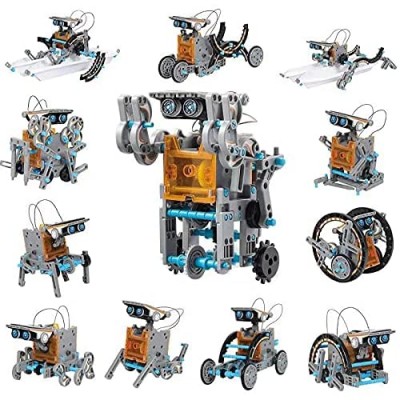 kwgdw toy Solar Robot Kit 12 in 1 Educational STEM Learning Science DIY Building Toys for Kids - Best Gifts