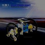 Pickwoo Solar Robot Toys 13-in-1 Upgrade Robot Toys STEM Toys Solar Robot Kit Robot DIY Assemble Robot for Kids and Adults
