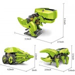 Solar Robots for Kids 3 in 1 Science Dinosaur Building Toys STEM Projects for Kids Gifts for Boys Girls Ages 8-12