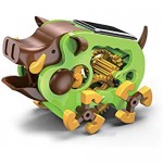 Teach Tech Tusk Wild Boar Solar Robot Crawler STEM Building Set for Kids Ages 8 and Up