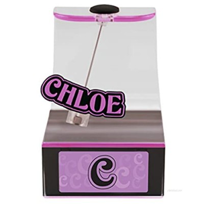 The Swing Thing Chloe Solar Powered Personalized Dancing Desk Accessory with Swinging Name