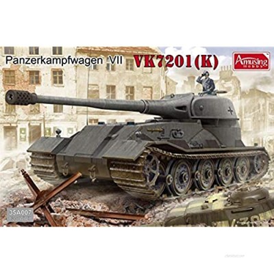 Amusing Hobby 1/35 Scale Panzerkampfwagen VK7201(K) - Plastic Model Building Kit # 35A007