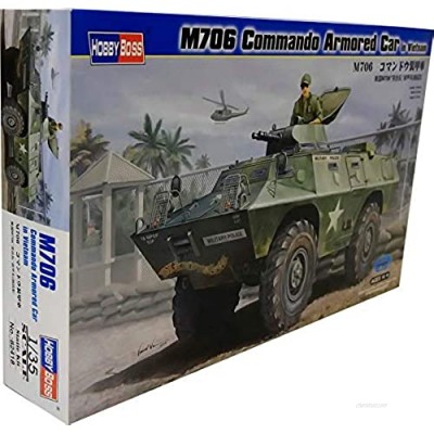 Hobby Boss 1/35 Scale M706 Commando Armored Car in Vietnam - Plastic Model Building Set # 82418
