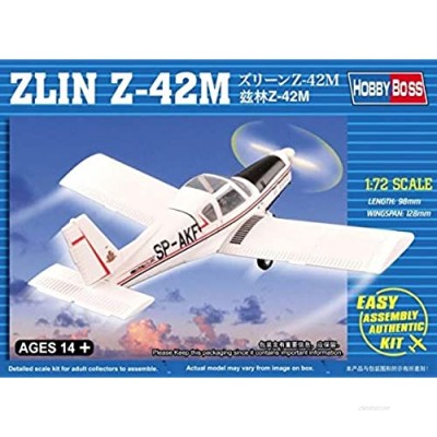 Hobby Boss 1/72 Scale ZLIN Z-42M - Aircraft Plastic Model Building Kit  Item # 80299
