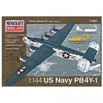 Minicraft PB4Y-1 USN with 2 Marking Options Model Kit 1/144 Scale