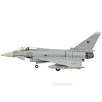TANG DYNASTY(TM) 1:100 Eurofighter Typhoon Fighter Attack Metal Plane Model German Air Force 2008 Military Airplane Model Diecast Plane for Collecting and Gift
