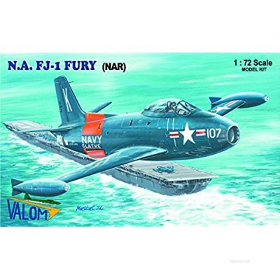Valom 1/72 Scale N.A. FJ-1 Fury (NAR) - Plastic Model Building Kit # 72085