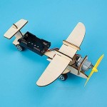 Yencoly Easy to Install Assembly Glider Kit Glider Kit Handmade Airplane Durable Handmade Model Wooden for Kids