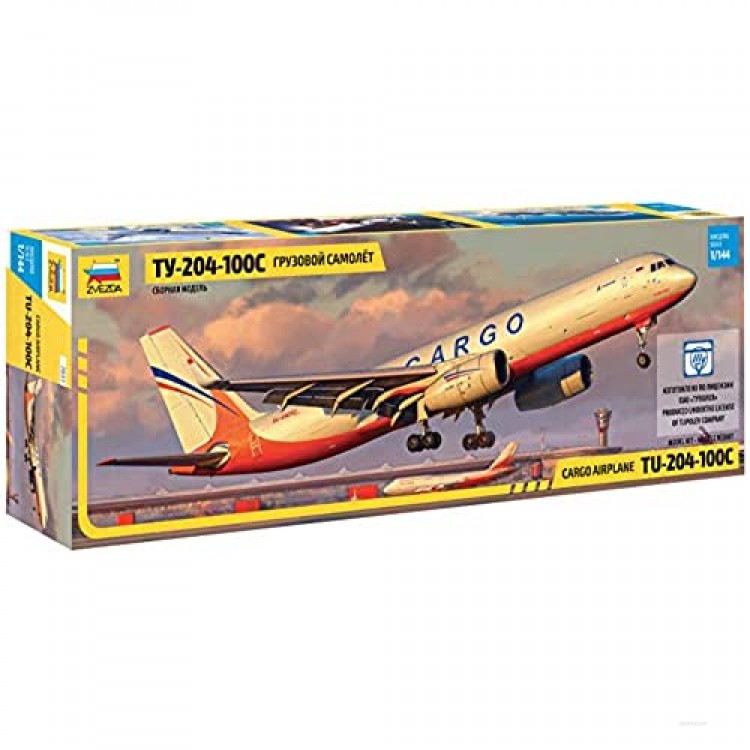 Zvezda Model Kit 7031 Cargo Airplane TU-204-100C
