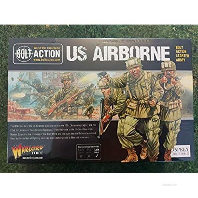 Bolt Action US Airborne Starter Army 1:56 WWII Military Wargaming Plastic Model Kit