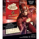 DC Comics The Flash 3D Wood Puzzle & Model Figure Kit (42 Pcs) - Build & Paint Your Own 3-D Toy - Holiday Educational Gift for Kids & Adults No Glue Required 10+