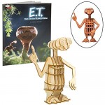 E.T. The Extra-Terrestrial 3D Wood Puzzle & Model Figure Kit - Build & Paint Your Own 3-D Movie Toy - Holiday Educational Gift for Kids & Adults No Glue Required 8+ 