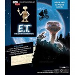 E.T. The Extra-Terrestrial 3D Wood Puzzle & Model Figure Kit - Build & Paint Your Own 3-D Movie Toy - Holiday Educational Gift for Kids & Adults No Glue Required 8+ 
