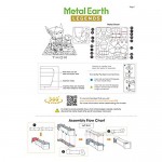 Fascinations Metal Earth Marvel Legends Thor 3D Metal Model Kit
