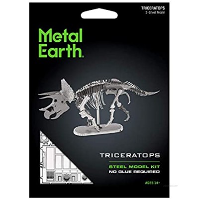 Metal Earth Fascinations Triceratops Skeleton 3D Metal Model Kit