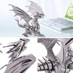 Piececool 3D Metal Model Kits DIY Dragon Flame Model Kit 3D Metal Puzzle for Adults Great Birthday Gifts 115 Pcs