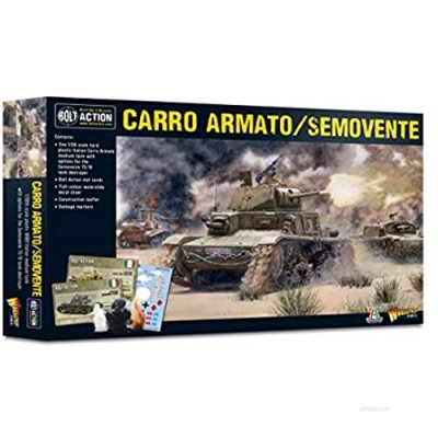 WarLord Bolt Action Carro Armato/Semovente Tank 1:56 WWII Military Wargaming Plastic Model Kit 400218005  unpainted