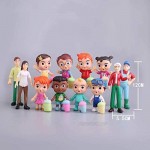 2020 Anime Cocomelon Figure Toy PVC Model Dolls Cocomelon Toys Kids Baby Gift 12pcs/Set