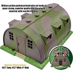 Click N’ Play Mega Military Army Base Barrack Command Center Play Set with Accessories -74 Pieces.