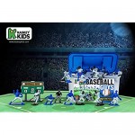 Kaskey Kids Baseball Guys: Black vs. Blue – Inspires Imagination with Open-Ended Play – Includes 2 Full Teams and More – for Ages 3 and Up