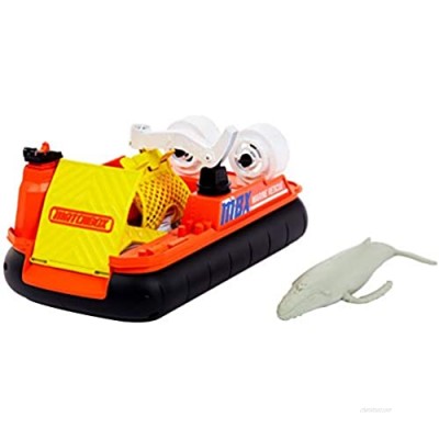 Matchbox Rescue Adventure Set With Vehicle And Animal Figure  Choose Whale Rescue Boat Or Rhino Rescue Helicopter  Both With Animal Figures  Action And Exploration Game For Kids Age 3 And Up
