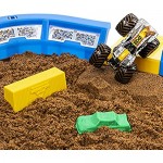 Monster Jam Monster Dirt Arena 24-Inch Playset with 2lbs of Monster Dirt and Exclusive 1:64 Scale Die-Cast Monster Jam Truck