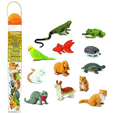 Safari Ltd. Pets TOOB - Includes 12 BPA  Pthalate  and Lead Free Hand Painted Figurines - Ages 3+