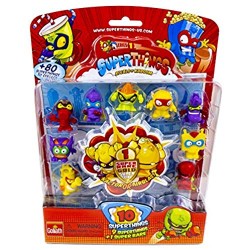 SuperThings Series 1 - Blister Pack (10) by Goliath - Contains 9 SuperThings and 1 Super Rare Gold Character