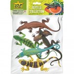 Wild Republic Reptile Polybag Lizard Toy Educational Toys Kids Gifts 5-Pieces